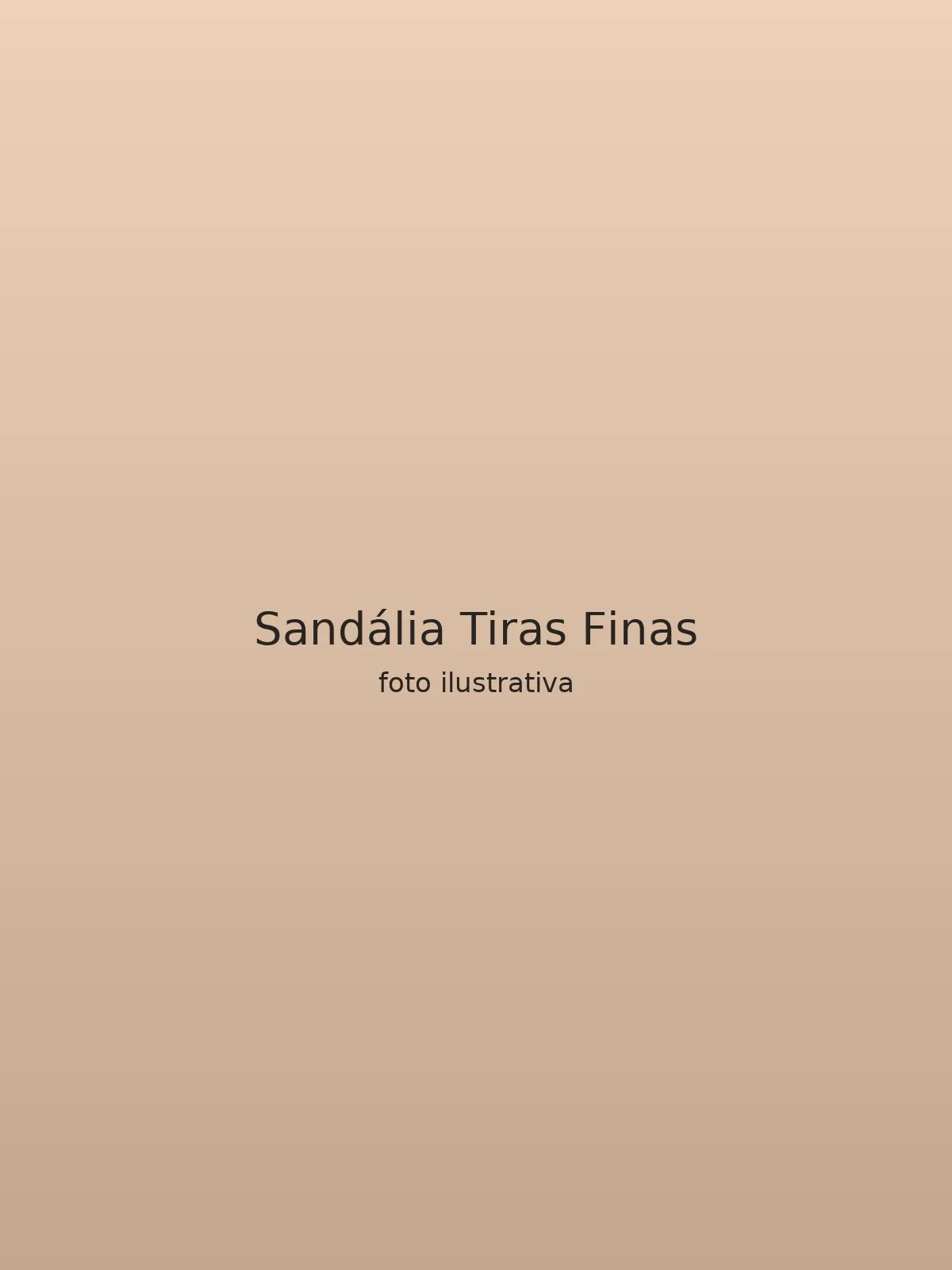 Sandália Tiras Finas